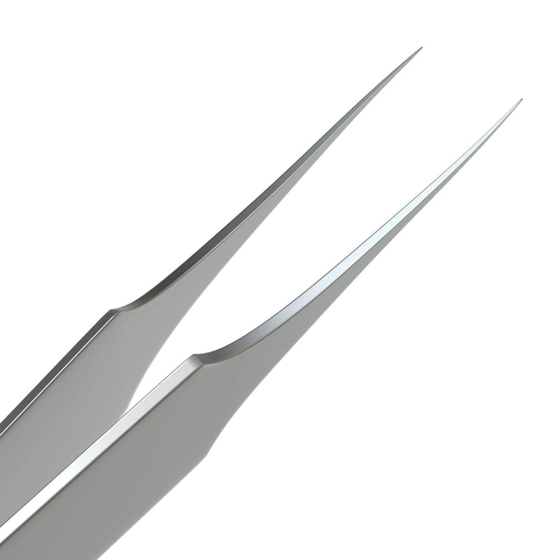 Ingrown Hair Tweezers | Pointed Tip | Precision Stainless Steel | Extra Sharp and Perfectly Aligned for Ingrown Hair Treatment & Splinter Removal For Men and Women | By Tweezees 1 Count (Pack of 1)