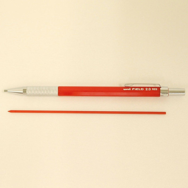 Uni Mechanical Pencil, Field, 2.0mm, Red Lead (M207001P.15)