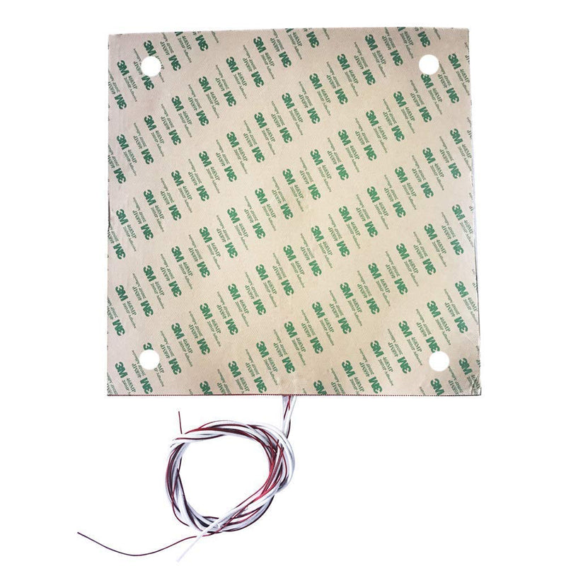 High Temperature Ender 3 V2 Flexible 235x235mm Silicone Heater 24V Heated Bed Build Plate for Creality Ender 3 Pro Ender 5 3D Printer (24V 300W) 24V 300W