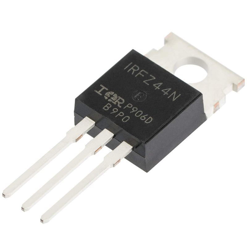 PAGOW 20Pcs IRFZ44N N-Channel MOSFET Transistor, 3-Pin International Rectifier Power 49A & 55V