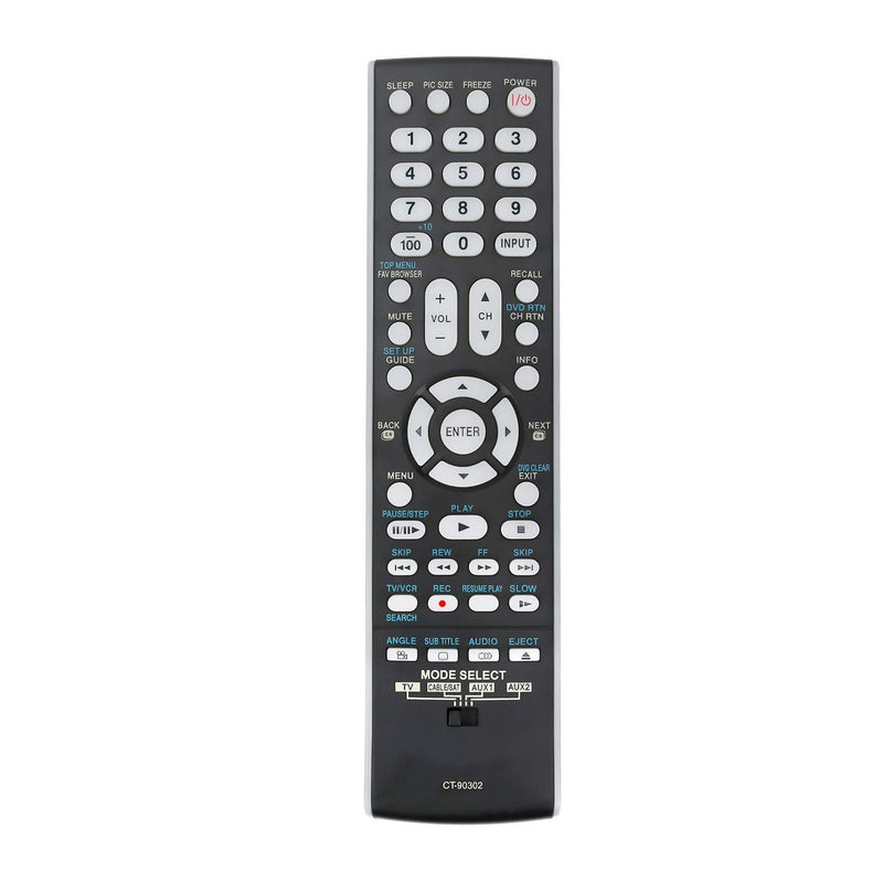 AIDITIYMI New CT-90302 Replace Remote Control Compatible with Toshiba 26AV52R 40RV52 42RV535 46XV645 52XV648 40G300U 52RV535 LCD TV 26AV52 32AV52R Regza 32RV525R 37AV52R 40RV525R 46G300 46RV525R HDTV