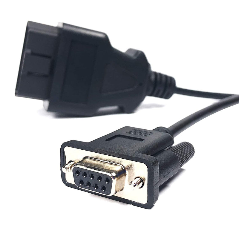 UART Female DB9 Port to OBD2 OBDII 16PIN Cable fits USB to CAN Module of InnoMaker 1DB9-OBD-A