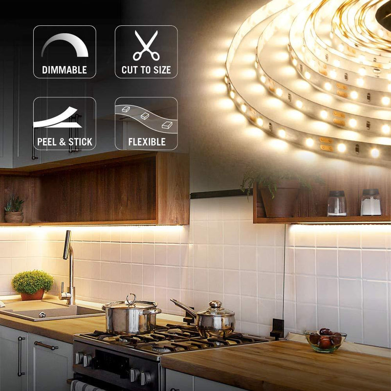 Armacost Lighting 142220 RibbonFlex Pro Series 60, 12 ft, 3000K, Feet