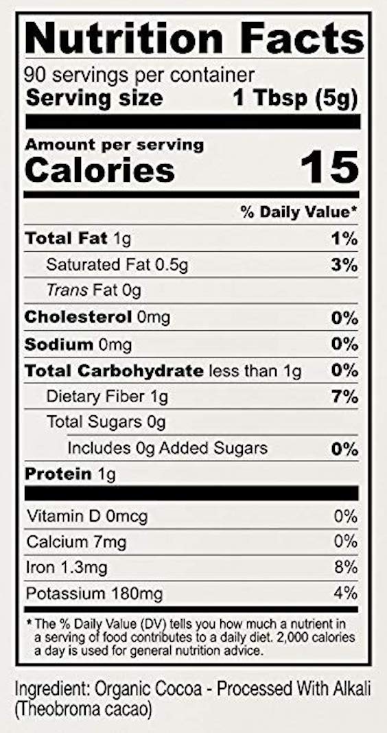 Anthony's Organic Culinary Grade Cocoa Powder, 1 lb, Dutch Processed Baking Cocoa, Gluten Free, Non GMO, Keto Friendly 1 Pound (Pack of 1) Culinary Cocoa