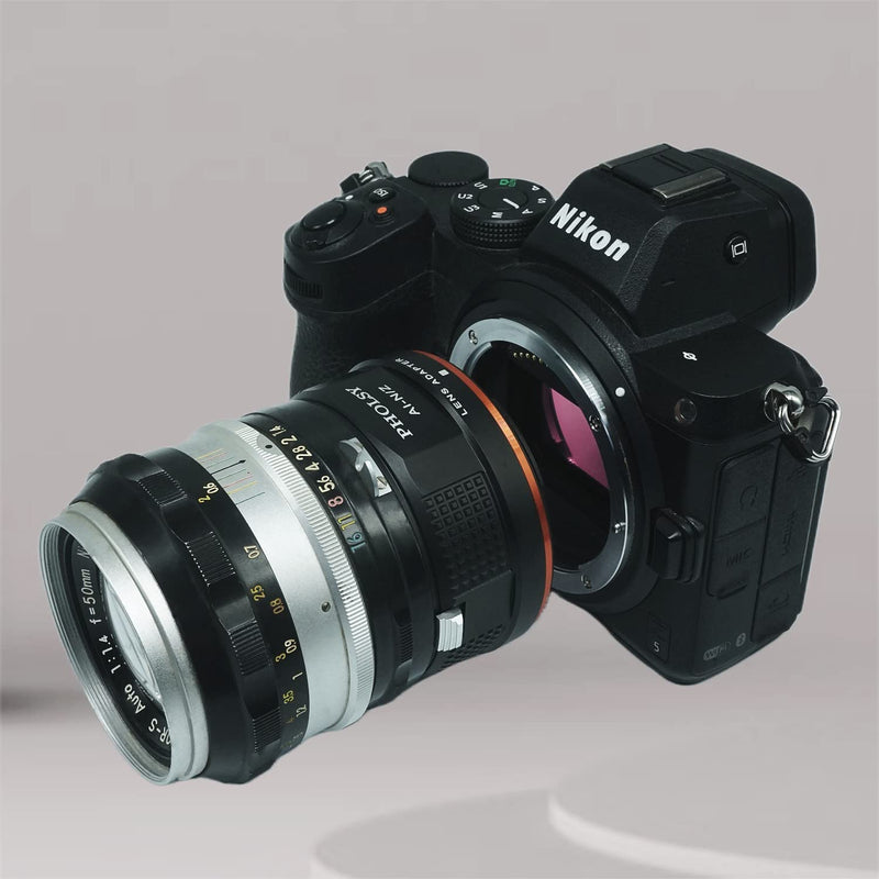 PHOLSY FTZ Lens Adapter for Nikkor AI/F/AIS/AF/AF-I/AF-S Lens Compatible with Nikon F Lens to Nikon Z Mount Camera Body Compatible with Nikon Z fc, Z30, Z9, Z8, Z6II, Z7II, Z6, Z7, Z5, Z50 Nikon F to Nikon Z