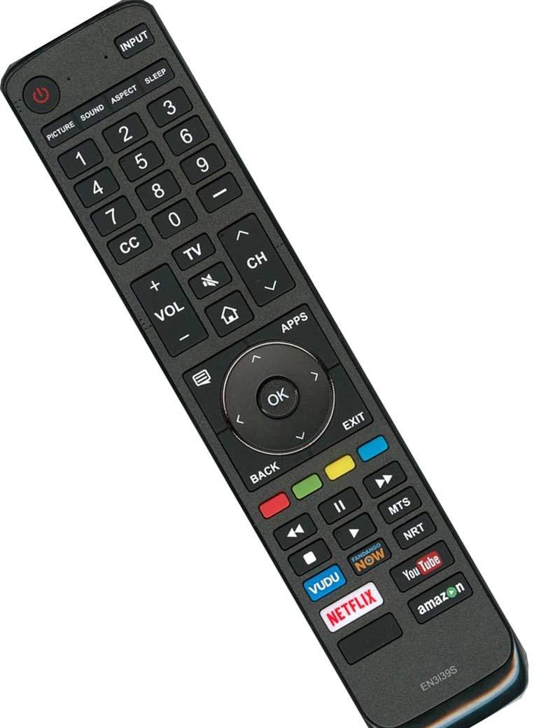 EN3I39S Remote Control Replaced for Sharp LED TV (PN: 211678)