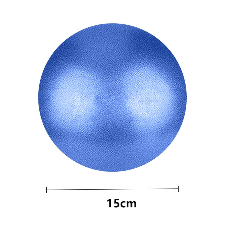 Mini Pilates Exercise Yoga Ball, 6 Inch Small Inflatable Exercise Yoga Ball ,Core Training and Physical Therapy Equipment, Improves Balance for Home & Gym & Office Blue