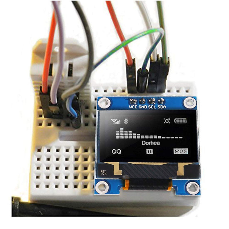 6PCS 0.96 OLED Display Module 128 x 64 I2C Display 0.96inch 12864 Blue or White OLED Module OLED Display IIC Serial Compatible with Raspberry Pi Ardu-ino Display and Microcontroller