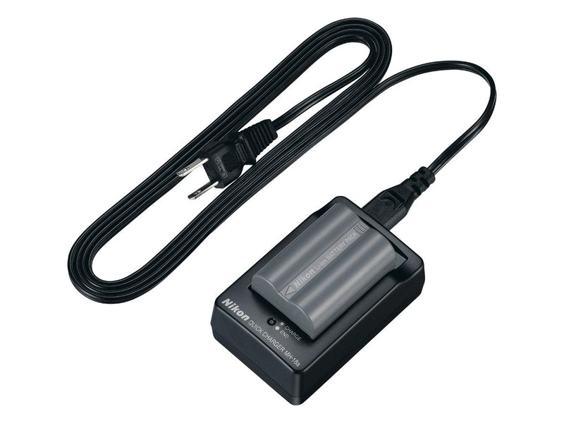 Nikon MH-18a Quick Battery Charger for the EN-EL3e Battery compatible with Nikon D80, D200, D300 and D700 Digital SLR Cameras