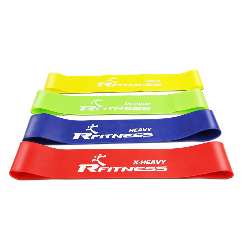 Furinno Rfitness Professional Loop Stretch Exercise Band 4-PC Set, RF1503-4