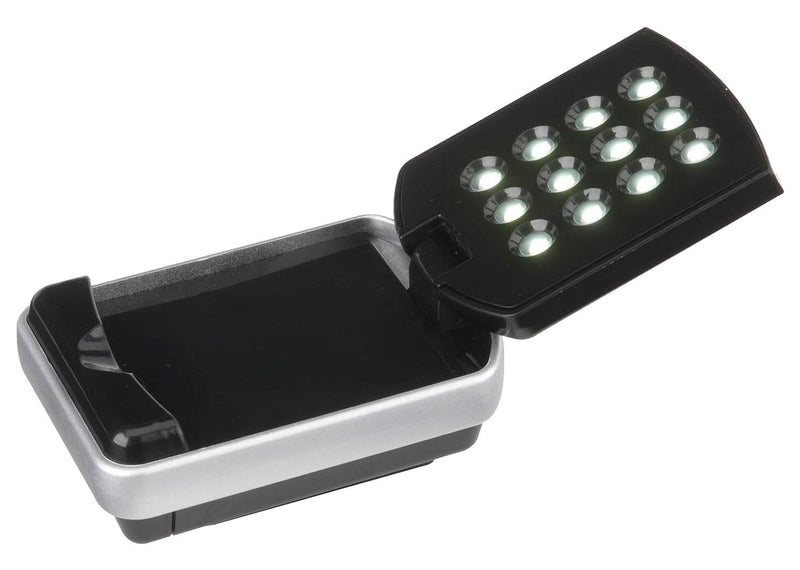 OttLite LED Mini Flip Lite - Portable, Adjustable, Clip Light Black