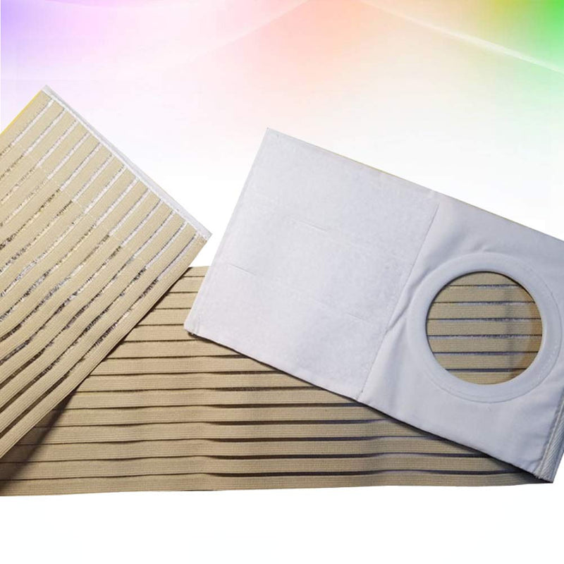 SUPVOX Ostomy Support Belt Elastic Hernia Band Breathable Belly Band for Man Woman Colostomy Abdominal Support S