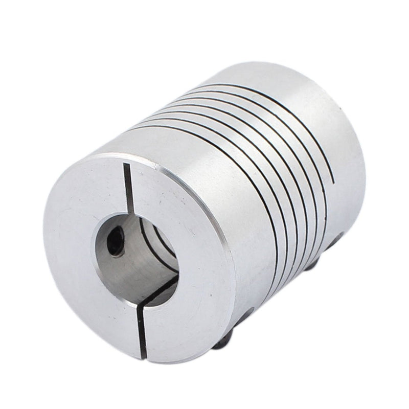 uxcell 14mm to 14mm Shaft Coupling 40mm Length 32mm Diameter Stepper Motor Coupler Aluminum Alloy Joint Connector for 3D Printer CNC Machine DIY Encoder 14-14mm