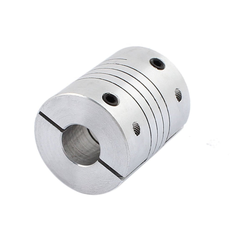 uxcell 10mm to 10mm Shaft Coupling 30mm Length 25mm Diameter Stepper Motor Coupler Aluminum Alloy Joint Connector for 3D Printer CNC Machine DIY Encoder 10-10mm