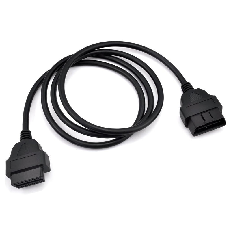 iKKEGOL 5ft 150cm 1.5M OBD-II OBD2 16 Pin Auto Car Male to Female Extension Cable Diagnostic Extender Cord Adapter
