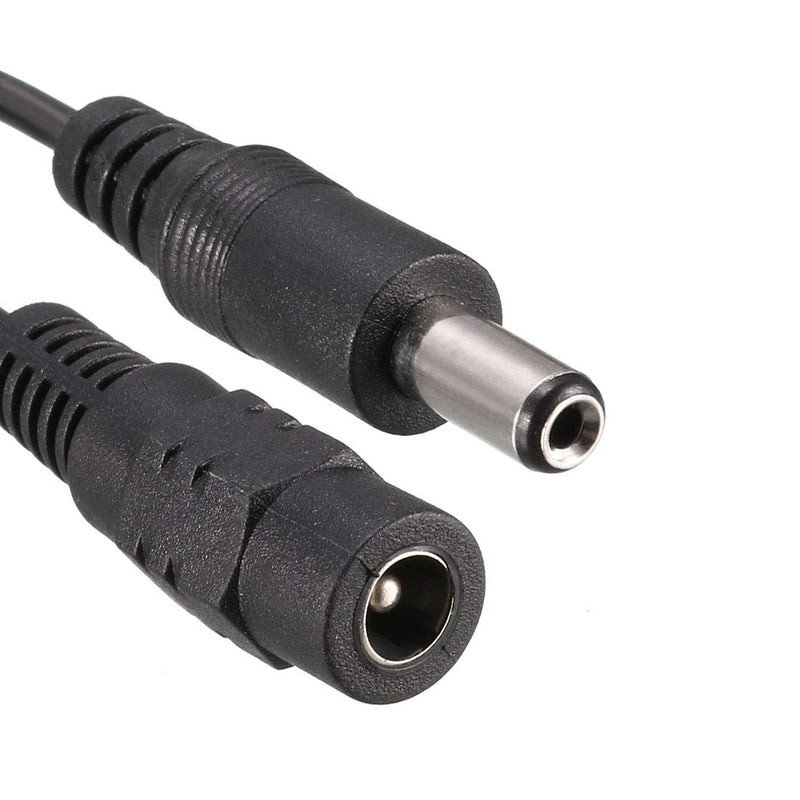 uxcell 1 Female to 2 Male 5.5mm x 2.1mm 20cm DC Power Splitter Cable for CCTV Cameras