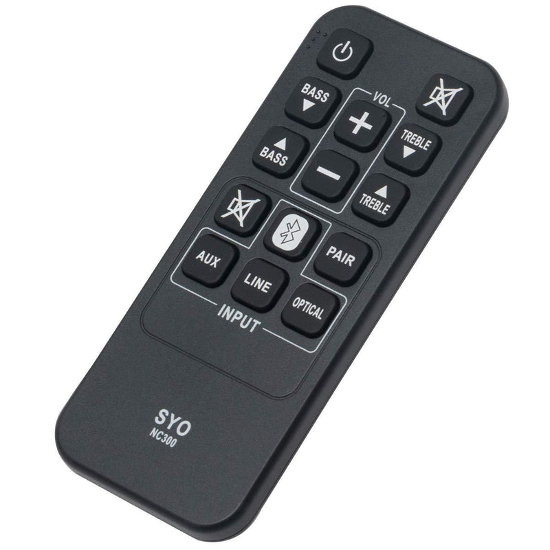 NC300 NC300UH Replacement Remote Control Applicable for Sanyo FWSB405FS FWSB405F Soundbar Home Audio System