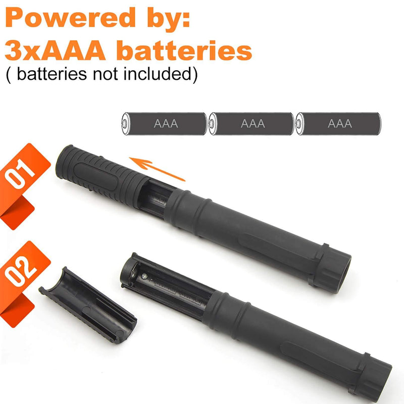 COB LED Work Flashlight with Magnetic Base and Clip Multi-Function Pocket Pen Light Inspection Work Light, 4 PCS Led Work Light 4pk