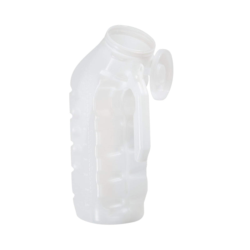 McKesson Male Urinal Bottle with Closure, Single Patient Use, 32 oz / 946 mL, 2 Count 2 Count (Pack of 1)