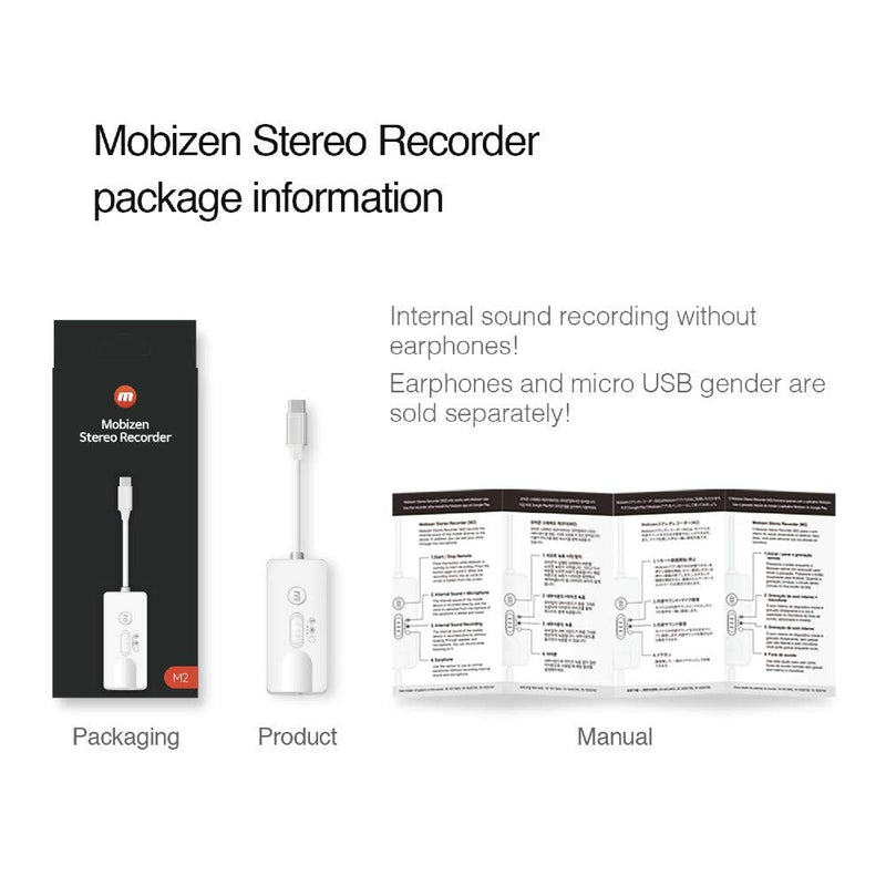 Mobizen Stereo Recorder Title All New, Upgraded Mobizen Stereo Recorder (M2) – World's First Internal Sound Recording Device for Android Phones and Tablets only