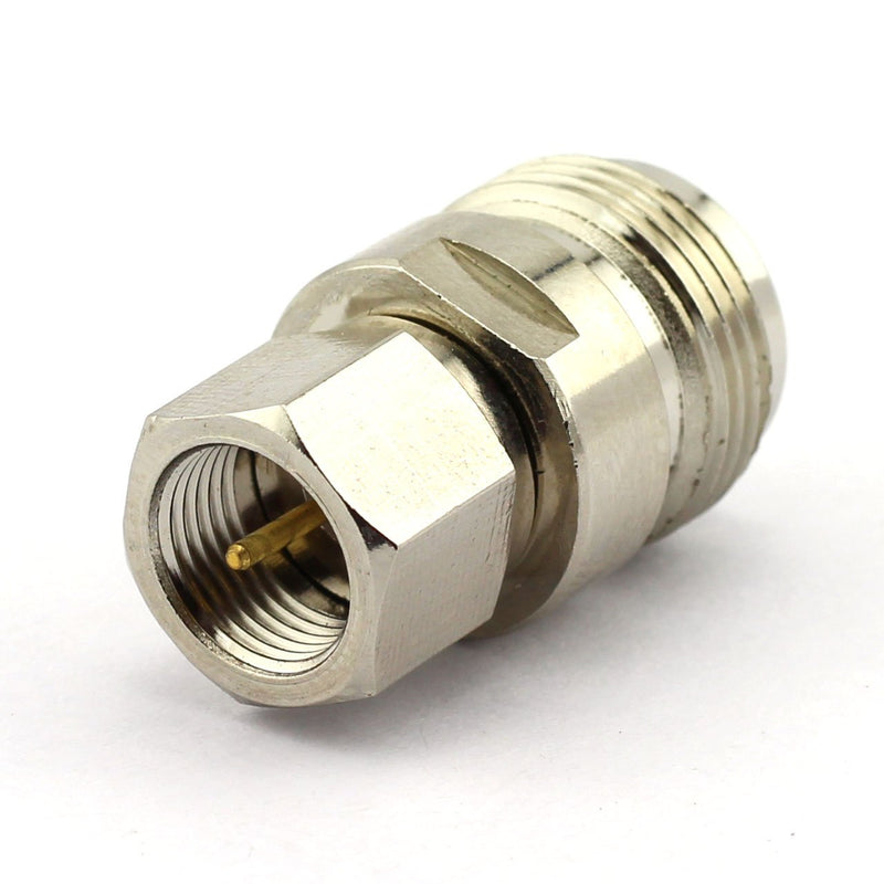 DGZZI 2-Pack N Female to F Male RF Coaxial Adapter N to F Coax Jack Connector