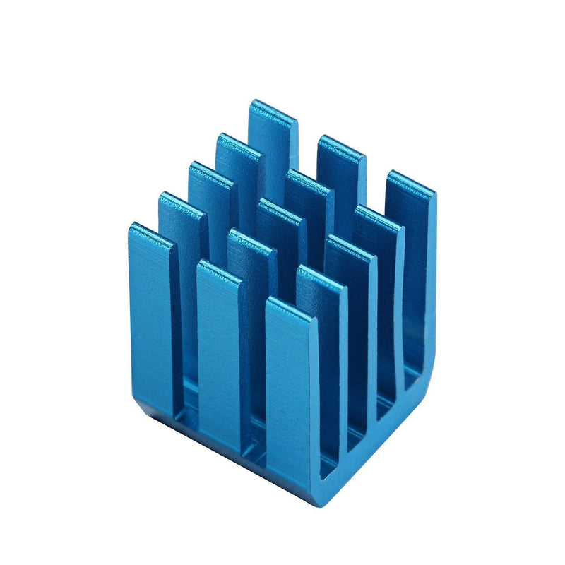 Easycargo 30pcs 3D Printer Heatsink Kit + 3M 8810 Thermal Adhesive Tape, Anodized Aluminum Heatsink 3D Printer Cooler for Cooling TMC2130 TMC2100 A4988 DRV8825 TMC2208 Stepper Motor Driver Module