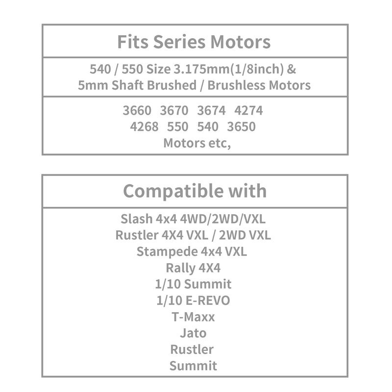 AllinRC 54T 0.8 32 Pitch Metal Steel 3956 Spur Gear with 15T 17T 19T Pinions Gear Sets Motor Gears for 1/10 Traxxas Slash 4x4 4WD/2WD VXL Rustler 2WD/4x4 Rally VXL Stampede 4x4 Summit E-REVO Parts