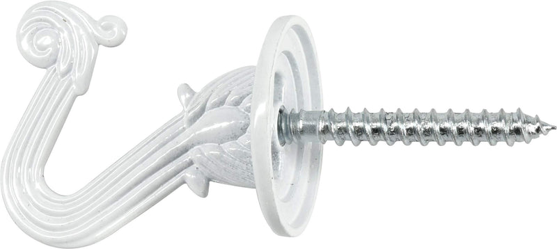 OOK 534516 50340 Swag Hooks, White 2-Pack