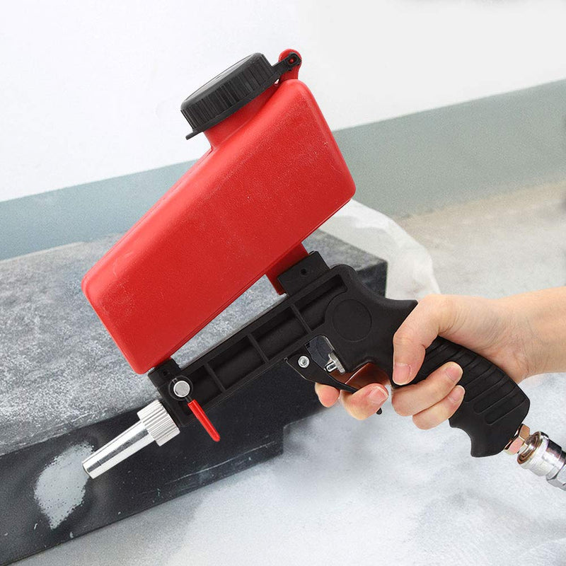 Mini sandblasting device, high pressure cleaner sandblasting gun, mini handheld portable dry ice blasting device compressed air, pneumatic aluminum lightweight sandblaster