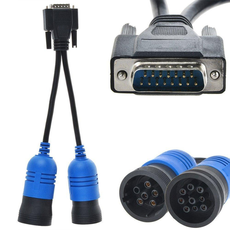 Pn 405048 6- And 9-Pin Y Deutsch Cummins Adapter For Nexiq 125032 Usb Link Diesel Truck Diagnose Interface