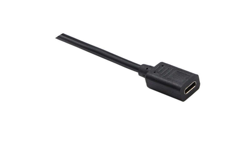 zdyCGTime (30CM) Mini USB to USB C Cable, USB Type C Female to 90 Degree Mini USB Male Extension Cable Simultaneously Data Sync and Charging Cable for Phonesã€Computersã€Tablets (90 Degree Mini USB)