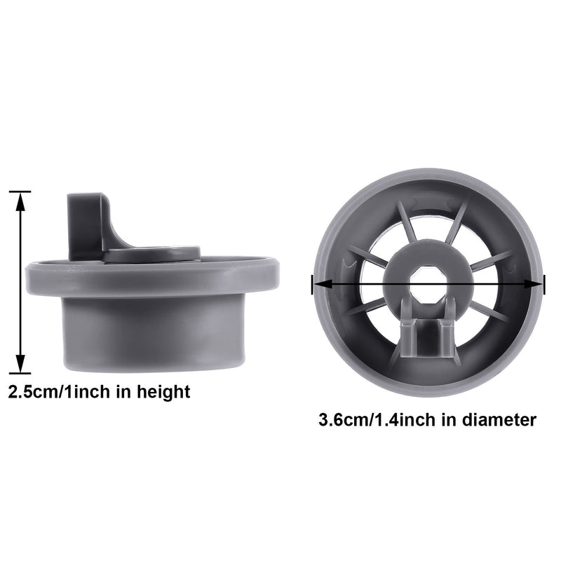Maxdot Durable 165314 Dishwasher Lower Rack Wheel Replacement, Fit for Bosch and Kenmore Dishwasher (8)