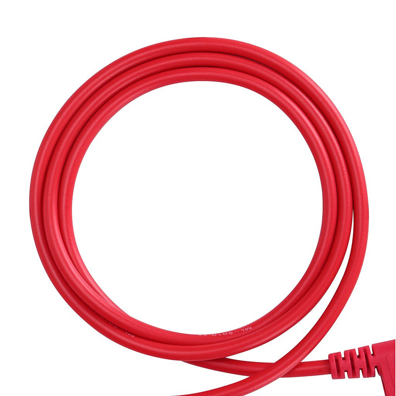 Sumnacon Stackable Banana Plug Alligator Clip Pure Copper Fork Test Lead, 3.3 ft Multimeter Flexible Test Lead Wire Cable With Protective Jack Copper Clamps For Electrical Testing