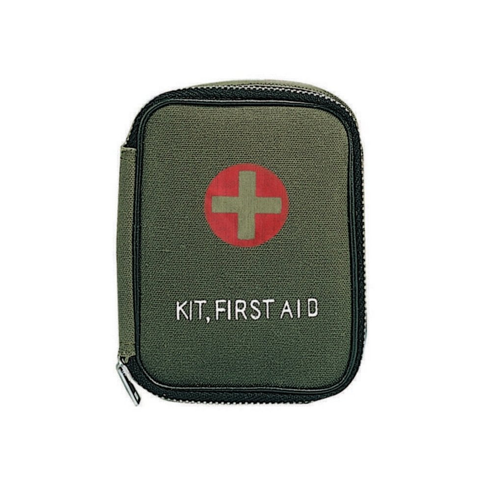 Rothco Military Zipper First Aid Kit Pouch Olive Drab