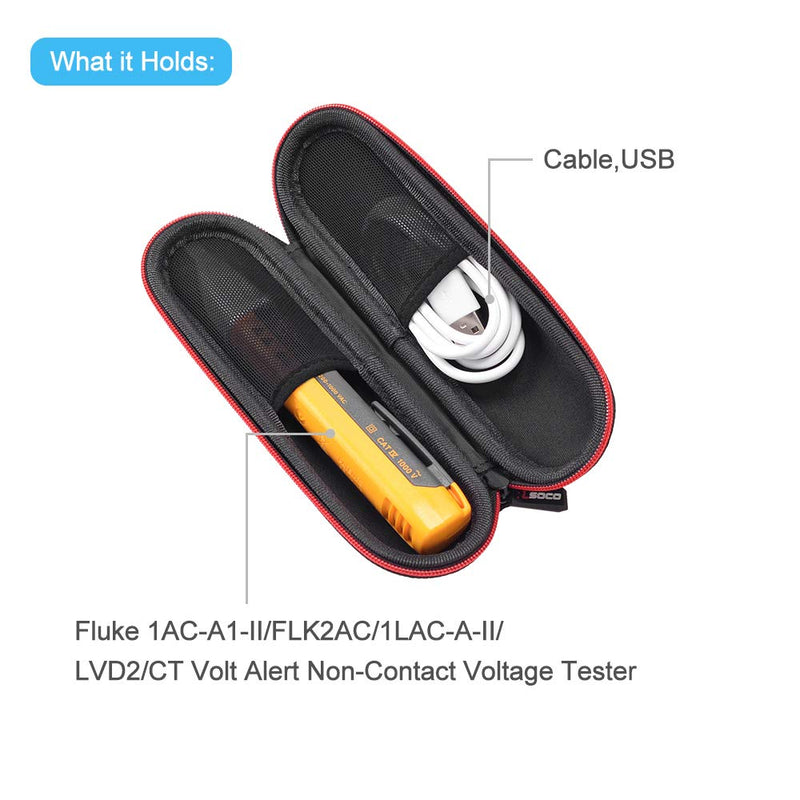 RLSOCO Case for Fluke 1AC/2AC VoltAlert Non-Contact Voltage Tester (1AC-A1-II / FLK2AC) & for Klein Tools NCVT-2 Non Contact Voltage Tester AC Pen Fluke Voltage Pen