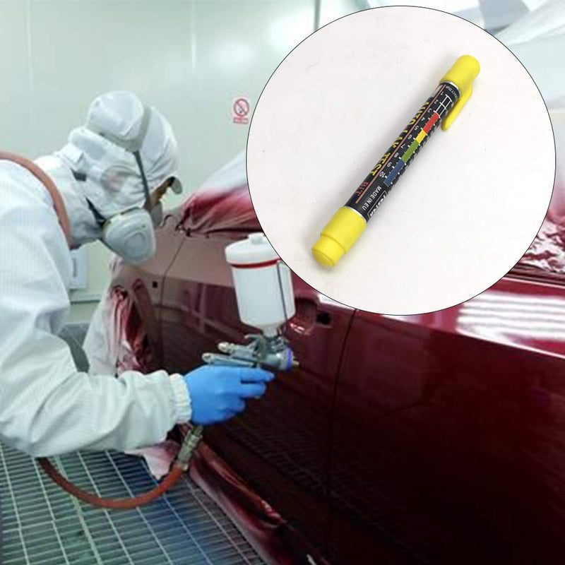 Paint Thickness Gauge,Paint Coating Tester, Car Body Damage Detector,Crash-Test Check, Car Paint Inspection,Water Resistant, Great to Have When Shopping for Used car(Size:17.8x7.2x1.7cm) 17.8x7.2x1.7cm