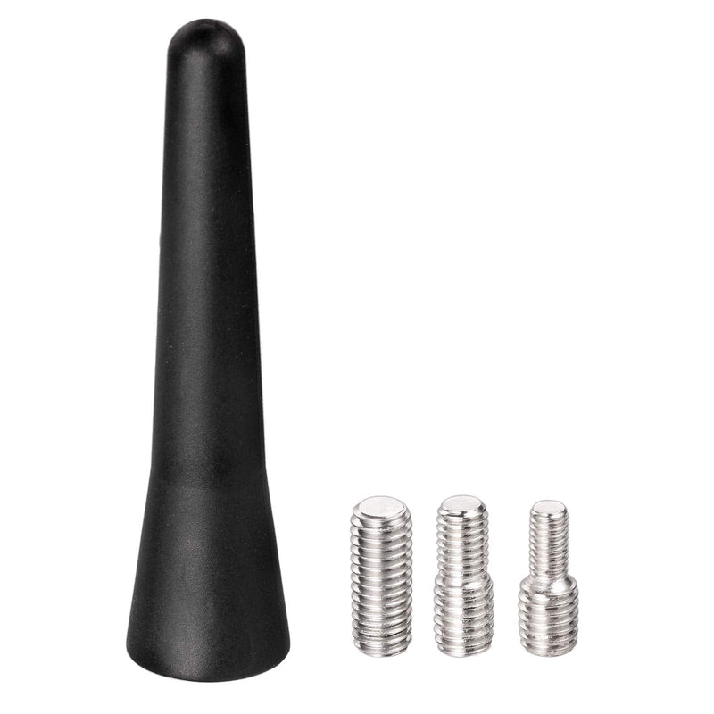 Bingfu Universal Vehicle Roof Mount Short Antenna Mast 2.5 inch Rubber Car Antenna Replacement Compatible with Toyota Honda Chevrolet Nissan Ford Jeep Subaru GMC