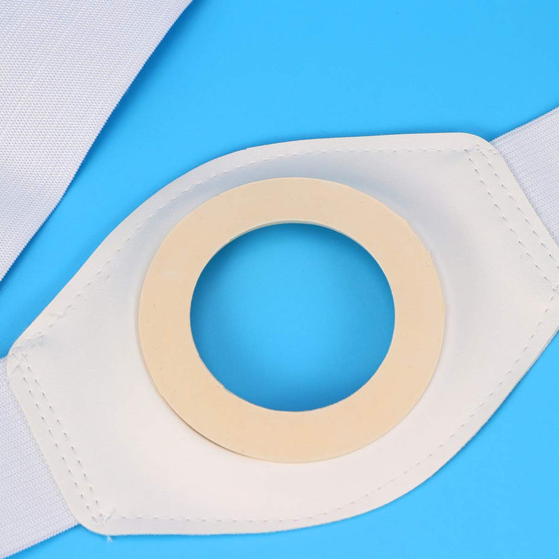 EXCEART 2pcs Stoma Hernia Belts Colostomy Bag Belt Ostomy Belt Support for Colostomy Ileostomy Urostomy Breathable Fabric Postoperative Band Beige