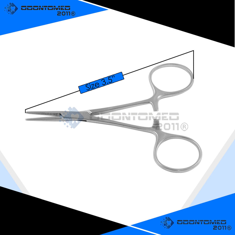 OdontoMed2011 Hemostat Mosquito Forceps Straight Dental Lab, Dental Instruments Stainless Steel