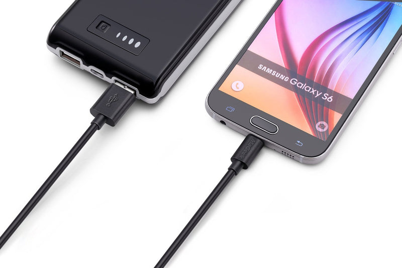 Micro USB Cable (2-Pack)(10ft), MaGeek Extra Long High Speed USB Charge and Sync Cord for Samsung, Nexus, LG, Motorola, Android Smartphones and More (Black) 2pcs_Black