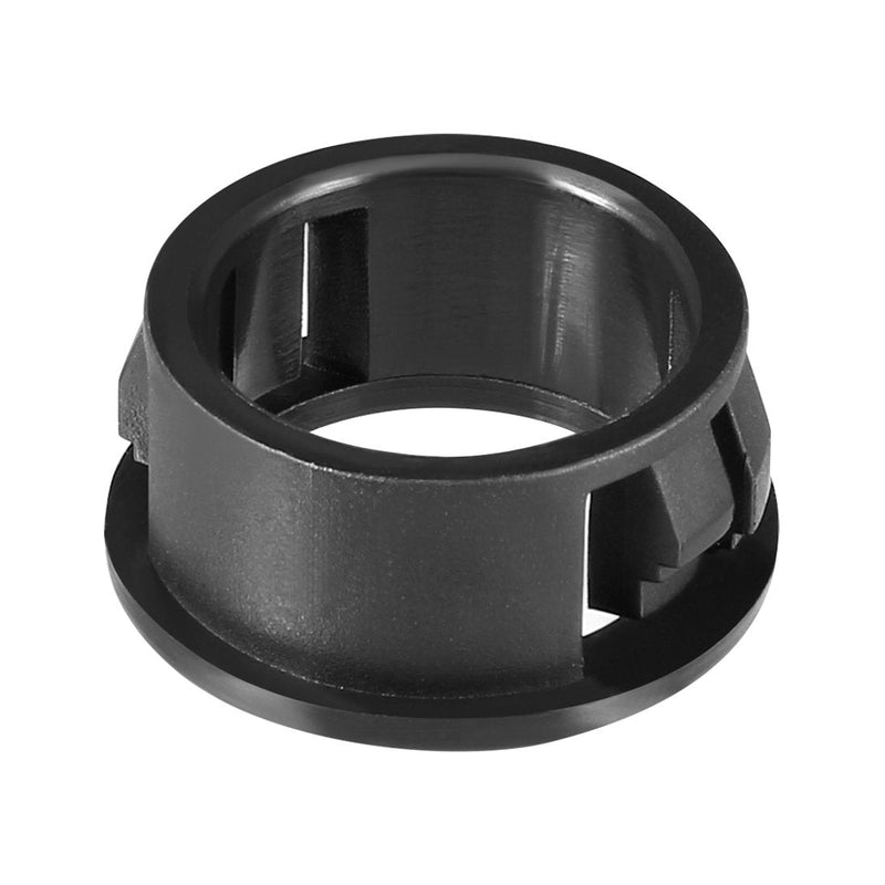 uxcell 20pcs 20mm Mounted Dia Cable Hose Snap Bushing Grommet Protector Black