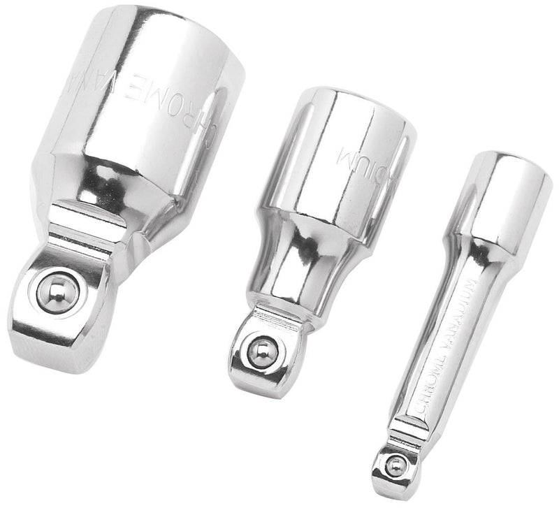 Performance Tool W30957 Performance Tool 3-Piece 2-Inch Wobble 1/4-Inch, 3/8-Inch, 1/2-Inch 3pc Wobble Extensions (1/4, 3/8 & 1/2")