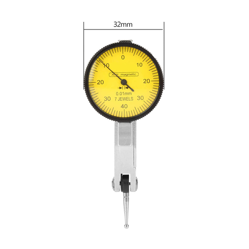 Dial indicator with magnetic holder, centesimal comparator with articulated magnetic base micrometer probe support for flexible strong magnetic measuring instruments base accessories holder dial