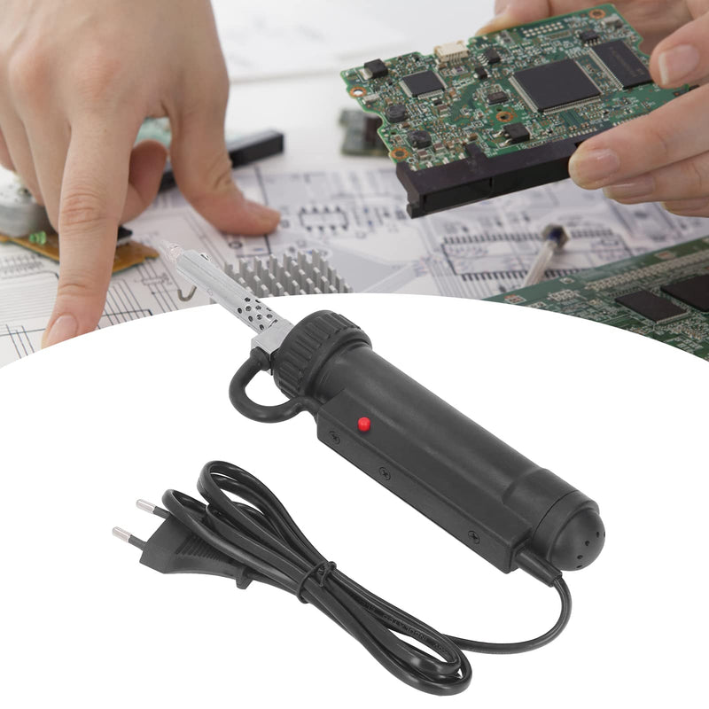 Automatic Desoldering Pump Vacuum Solder Sucker Tool Portable 220V 30W Electric Desoldering Gun Repair Solder Removal Tool Black
