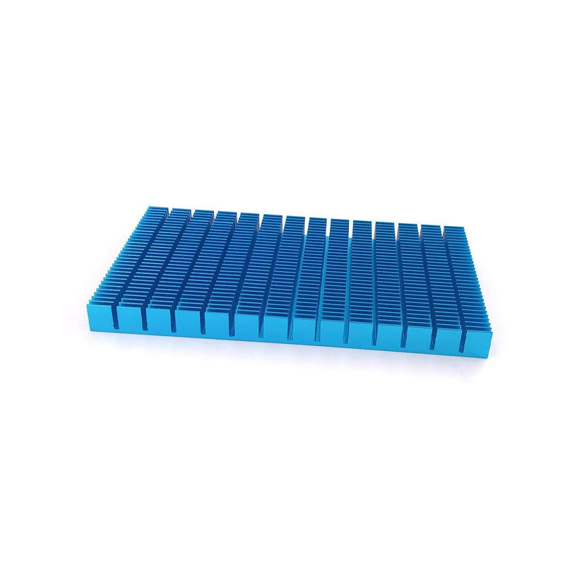 Awxlumv Heatsink Aluminum Large Module Cooler Fin Board 5.9 x 3.35 x 0.47 inch Blue 1 Pcs