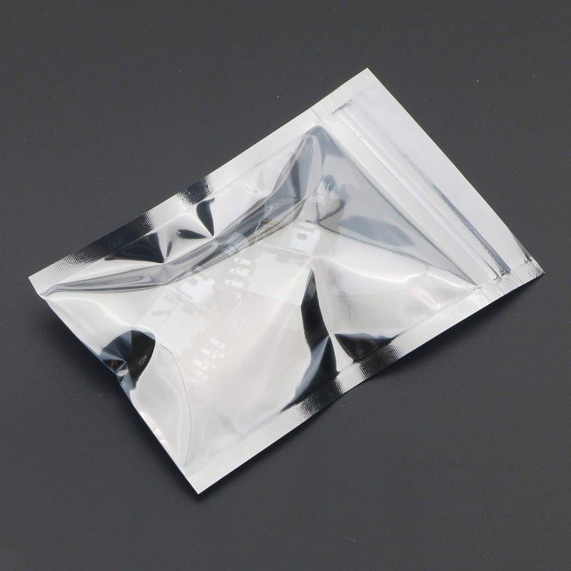 Ellbest 200pcs 3.15x4.72 inch Antistatic Bags, Resealable Ziplock ESD Shielding Bag for HDD SDD Electronic Device