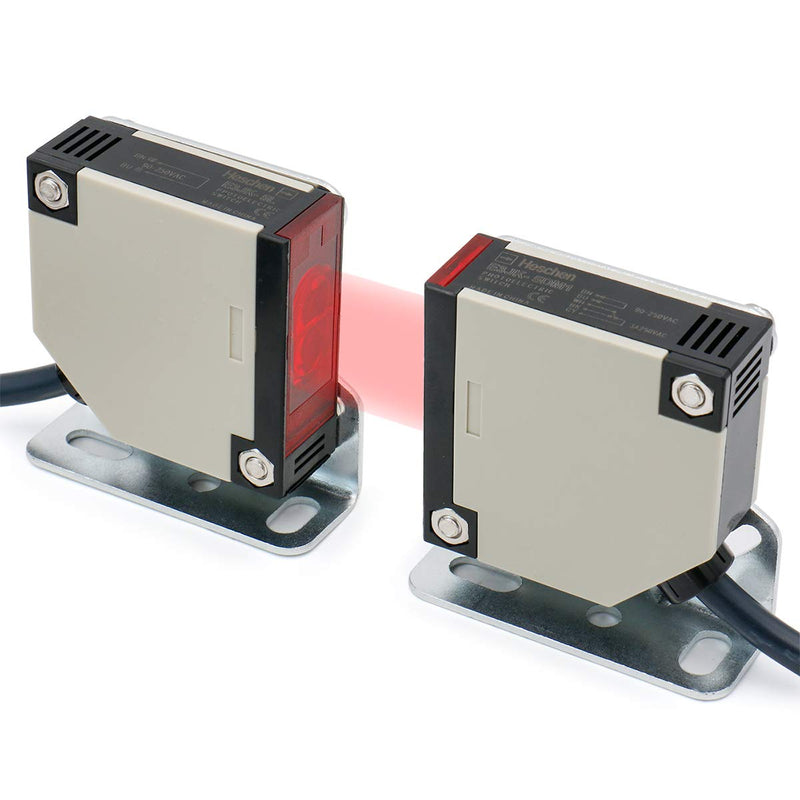 Heschen Photoelectric Sensor Switch E3JK-5DM1-5L AC 90-250V Bijection Type Detection Distance 5 Meter