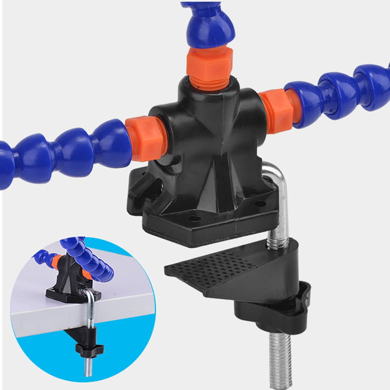 Flexible Helping Hands Soldering Station Third Hand Soldering Aid Soldering Station Tool Soldering Helping Hands Stations 360 Degree Rotating Clips 3 Claws