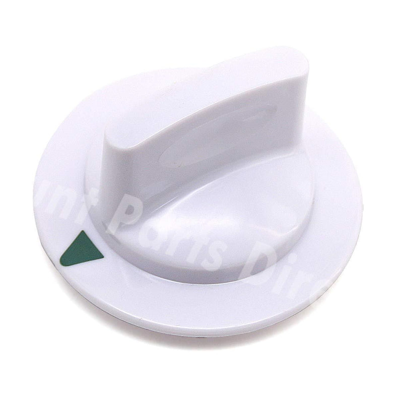 Super Durable WE1M652 Timer Control Knob Replacement Part for Hotpoint General Electric Dryer - Replaces 1264289 AP3995164 PS1482196 White