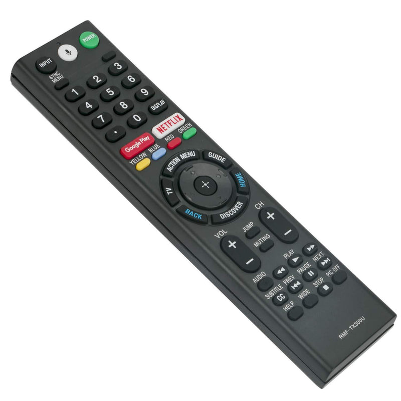 New Replace RMF-TX300U Voice Remote Control with Mic fit for Sony 4K Smart LED TV HDTV Bravia XBR-43X800E XBR-49X800E XBR-55X800E XBR-55X806E XBR-65X850E 149331811 KDL-50W800C KDL-55W800C KDL-65W800C